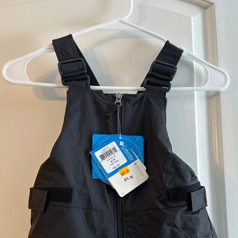 Columbia Black Insulated Snow Bib